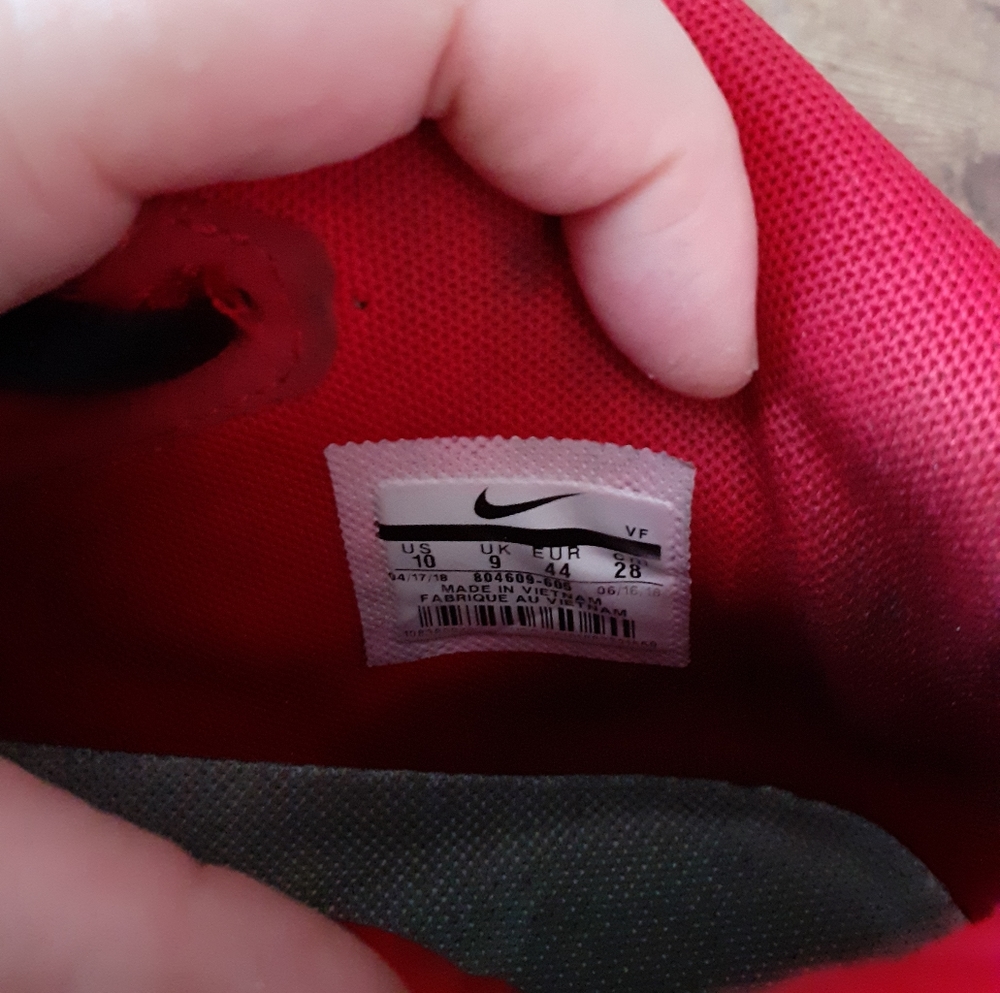 Air Force 1 Mid '07 lv8 University Red/White-Black-Tour Vintage Jordan's - Picture 7 of 9